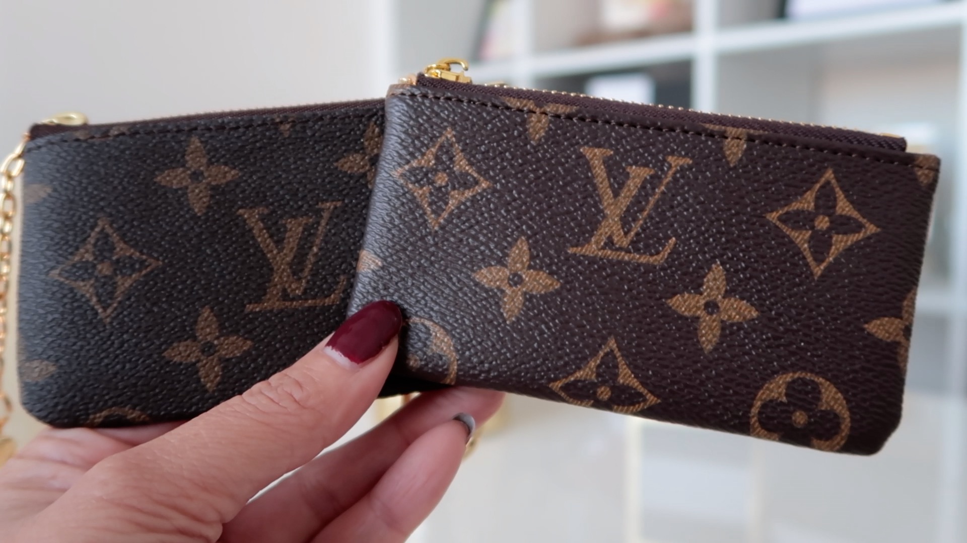 Real Vs Fake Louis Vuitton Key Pouch CINEMAS 93
